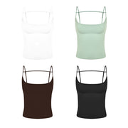 Sonia Scoop Neck Spaghetti Strap Top