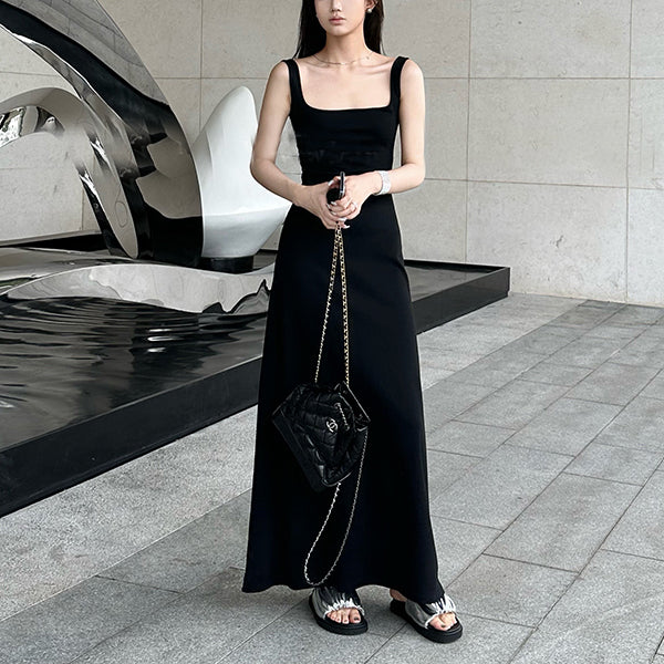 Sofie Tank Strap Sleeveless Maxi Dress