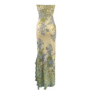 Lana Floral Strapless Maxi Dress