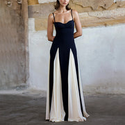 Nara Spaghetti Strap Contrast Maxi Dress