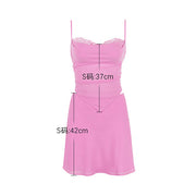 Emma Two-Piece Pink Mini Dress Set
