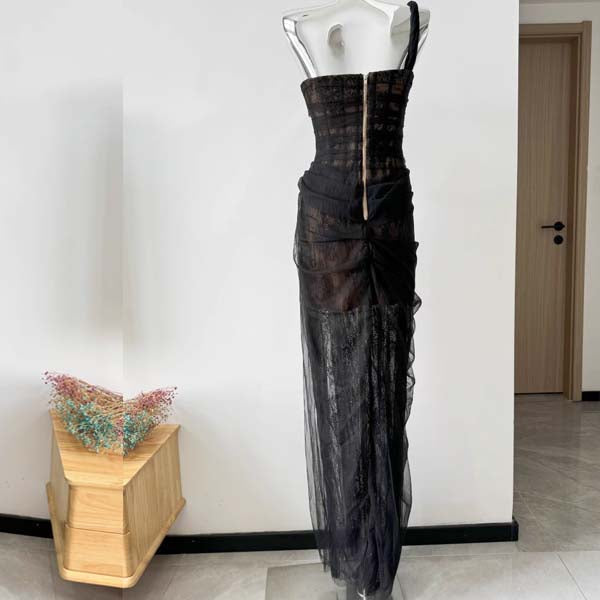 Elyssa Rare Beauty Bustier Tulle Bodycon Dress