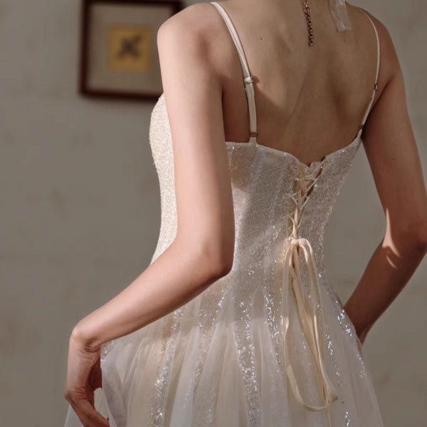 Selena Ethereal Elegance Glittering Tulle Dress