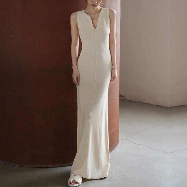 Elluna Knit Sleeveless Maxi Dress