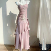 Pamela Lilac Rose Enchanting Ruffled Tiered Maxi Dress