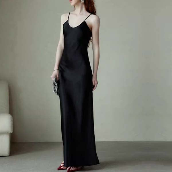 Emelda Divine Satin Maxi Dress