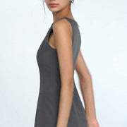 Lydia Sleeveless Elevated Style Mini Dress