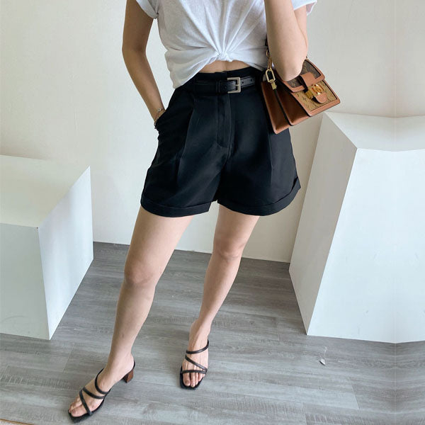 Krystal Elegant High Waisted Culotte Shorts